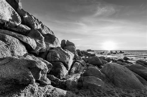 Free Download Hd Wallpaper Corsica Sunset Landscape Nature Rock Sea