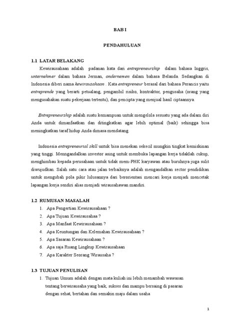 Makalah Kewirausahaan Pdf