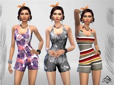 Sweet Summer Jumpsuit By Devirose At Tsr Sims 4 Updates