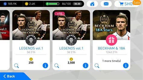 Pes 2018 Android David Beckham Pack Opening Free Youtube
