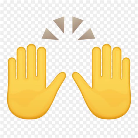 Raising Hands Gestures Emoji Premium Vector Png Similar Png