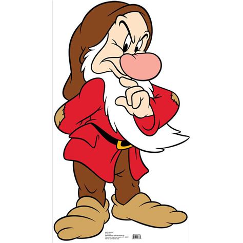 Seven Dwarfs Grumpy Lifesized Standup