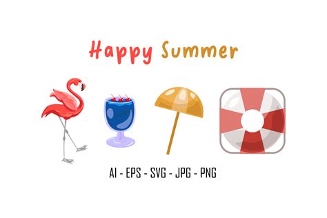 Happy Summer Graphic By Fortunatagraphic · Creative Fabrica