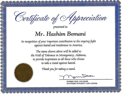 Certificate Of Recognition Wording Copy Certificate With Regard To