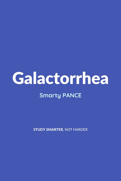 Galactorrhea Smarty Pance