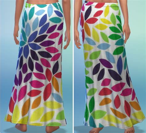 The Simsperience 10 Maxi Skirts Sims 4 Downloads