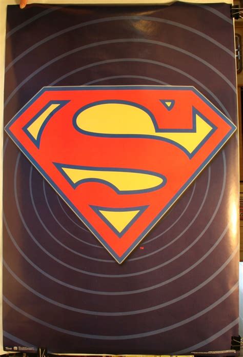 Superman Logo Dc Comics 22 X 34 Poster 6281 Trends New Ebay
