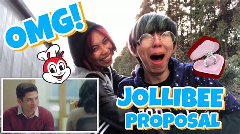 Kwentong Jollibee Valentine Series 2019 Proposal Reaction Youtube