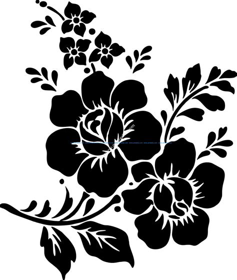 Vector Flower Svg Free 69 Dxf Include
