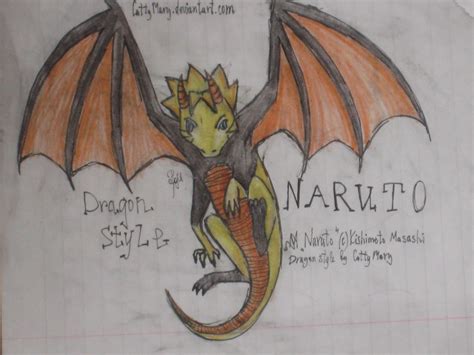 Start Drawing Naruto Dragons By Cattymary On Deviantart
