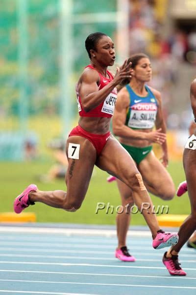 Silver Medalist Carmelita Jeter Track And Field Athlete Track And