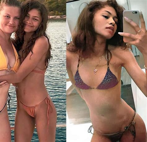 Zendaya Girl Celebrity Skimpy Bikinis Bikinis Zendaya