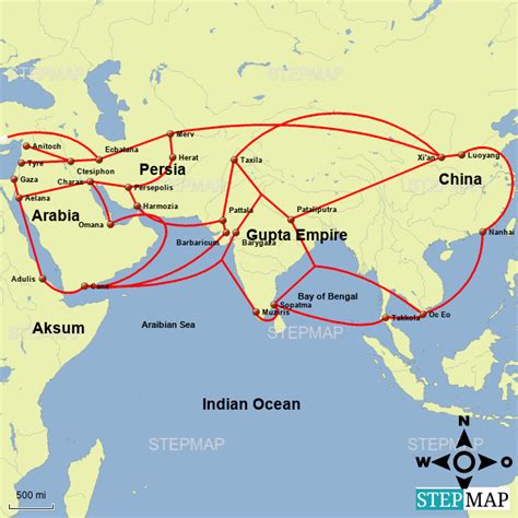 Stepmap India Trade Map Anthony Datish Landkarte Für India