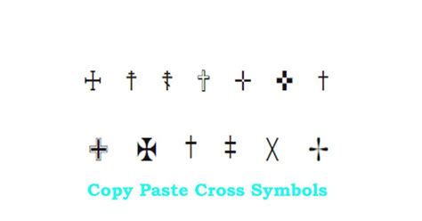 Cross Text Symbol Just Copy And Paste It In Text Cool Ascii Text Art 4 U