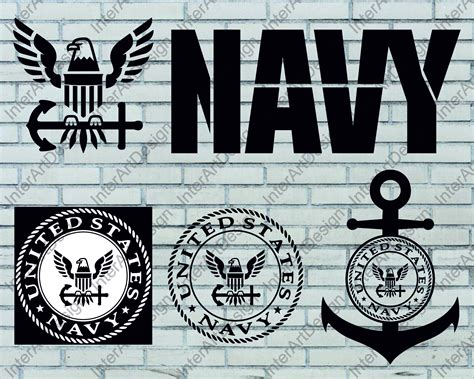 Us Navy Logo Svg Us Navy Emblem Svg Navy For Cricut Usn Etsy Uk