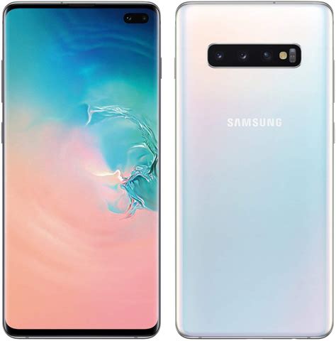 Galaxy S10 Plus Sm G975u 128gb Prism White Verizon Unlocked Very Good