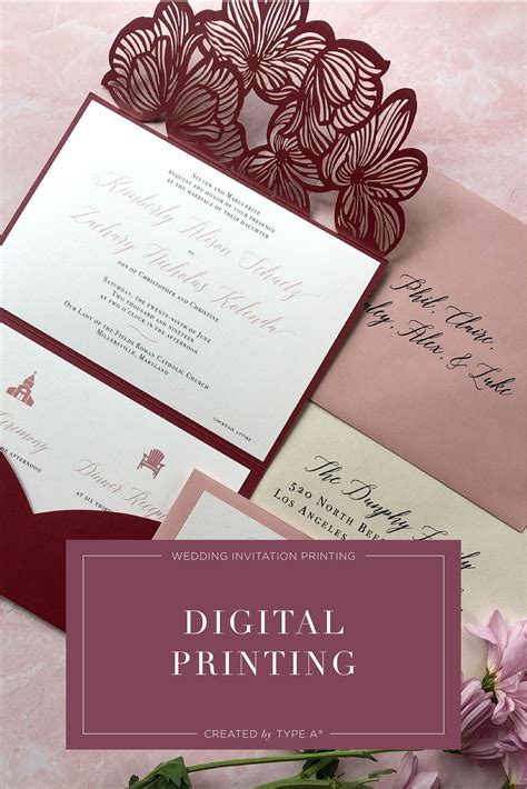 Type As Guide To Printing Methods — Type A Invitations And Branding