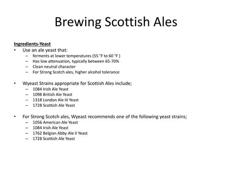 Ppt Beer Basics Scottish Ales February 2008 Powerpoint Presentation