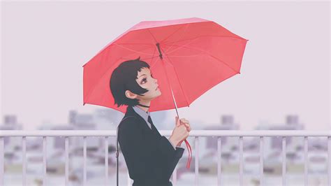 Ilya Kuvshinov Anime Girl With Umbrella Wallpaperhd Anime Wallpapers