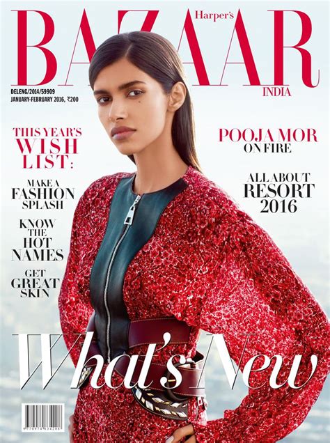 Harpers Bazaar India January February 2016 Cover Harpers Bazaar India