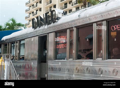 The 11th Street Diner On Washington Avenue South Beach Miami Florida