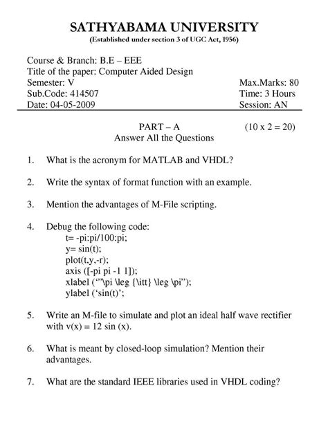 Aqa maths past papers some question papers and mark schemes are no longer available after three years, due to copyright restrictions (except for maths and science). Past year question papers of Sathyabama University-B.E in ...