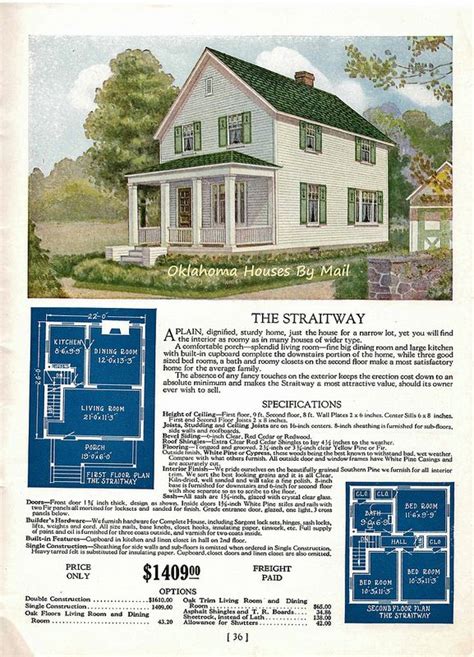 1928 The Straitway Farmhouse Craftsman House Plans Vintage House Plans