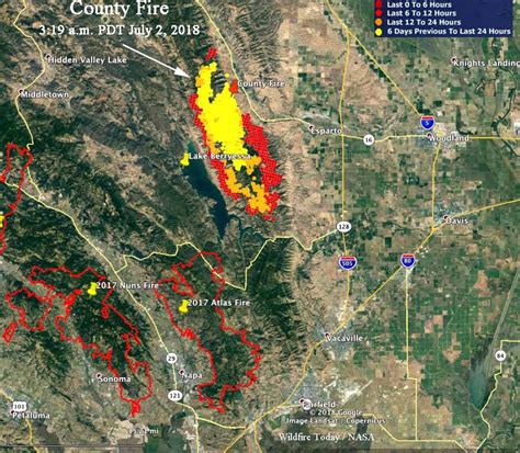 Fires In California Map August 2018 Map