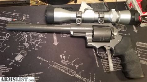Armslist For Saletrade Ruger Srh 454 Casull 9 12 With Scope
