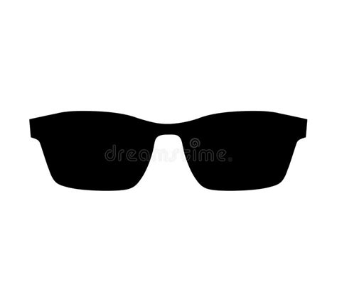 Black Sunglasses Vector Icon Illustration Flat Style Stock Vector Illustration Of Geek