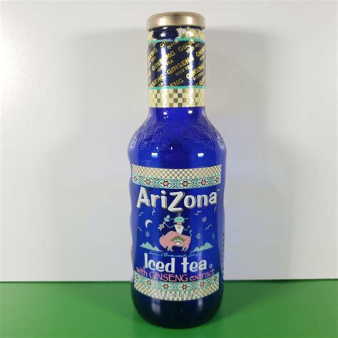 Vintage Bottle Arizona Iced Tea W Ginseng Extract 20oz Arizona