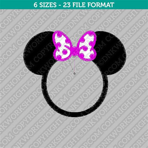 Printable Minnie Mouse Ears Free Sample Example And Format Templates