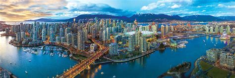 Vancouver Is A Bustling West Coast Seaport In British Columbia It Is