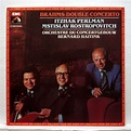 Brahms : double concerto by Itzhak Perlman / Mstislav Rostropovich, LP ...