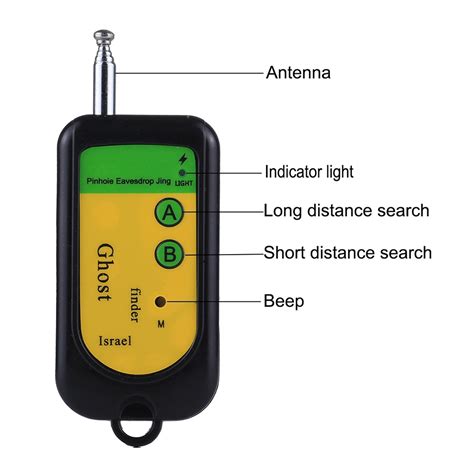 Sunsky Ghost Detector Signal Bug Rf Detector Finder Scanner Monitor