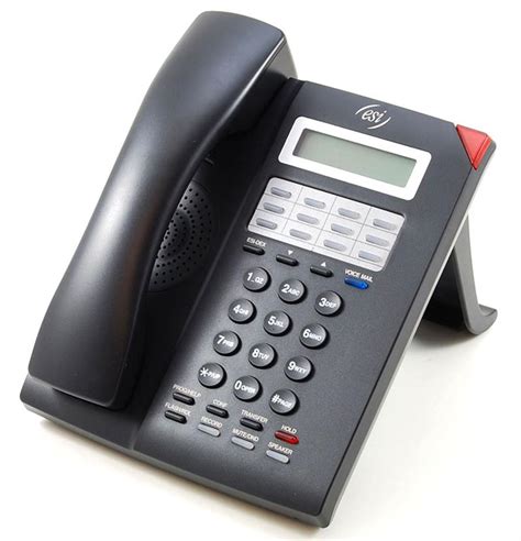 Esi 30d 5000 0707 Charcoal 24 Button Digital Telephone With