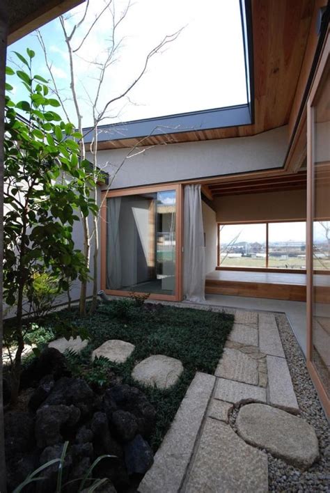 This Modern Version Of The Traditional Japanese Courtyard House Has Two