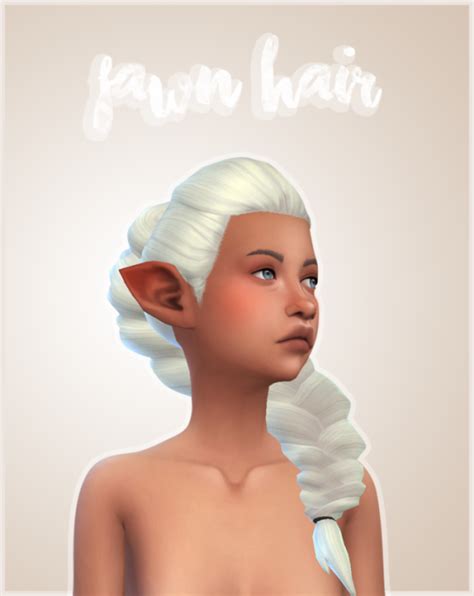 A Digital Painting Of A Woman With White Hair And An Elfs Head In The