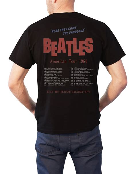 Official The Beatles T Shirt Live In Concert Cavern Club World Tour