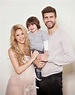 Shakira Shows Off Baby Bump As She Poses With Son & Gerard Piqué