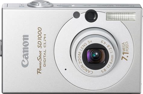 Canon Powershot Sd1000 71mp Digital Elph Camera With 3x