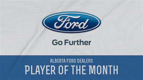 Alberta Ford Dealers Player Of The Month January Brady Parker Youtube