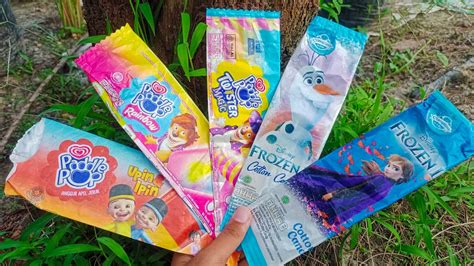 Hunting Es Krim Karakter Es Krim Upin Ipin Paddle Pop Twister Magic Rainbow Frozen Olaf Dan