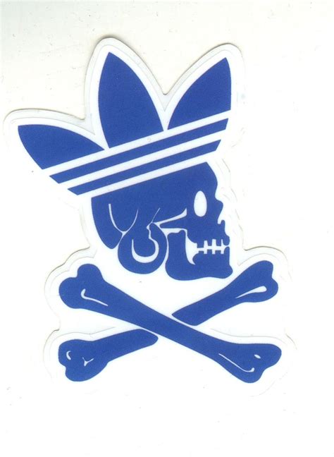 1766 Adidas Original Skull Logo 8 X 6 5 Cm Decal Sticker DecalStar