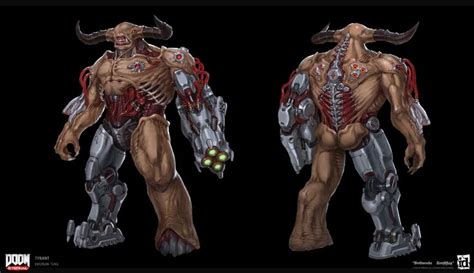 Artstation Doom Eternal Tyrant Emerson Tung In 2020 Doom