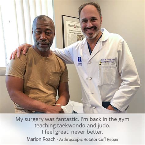 Marlons Arthroscopic Rotator Cuff Tear Repair Manhattan Orthopedic Care