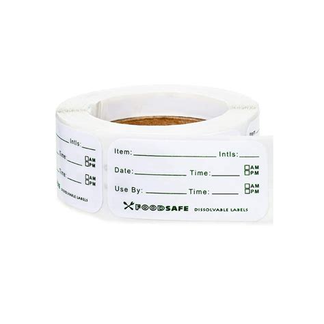Date Label Food Refrigerated Storage Safety Date Marking Label Can Tear
