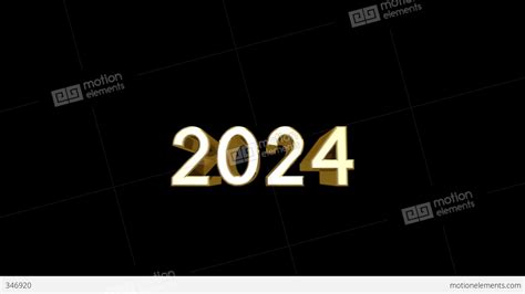 Year 2024 A Hd Stock Animation 346920