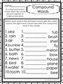 10 Printable Compound Word Worksheets | Made By Teachers