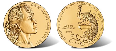 Daw Aung San Suu Kyi Bronze Medals Available Coin News